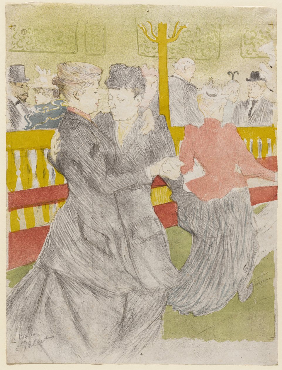 Dance at the Moulin Rouge by Henri de Toulouse Lautrec