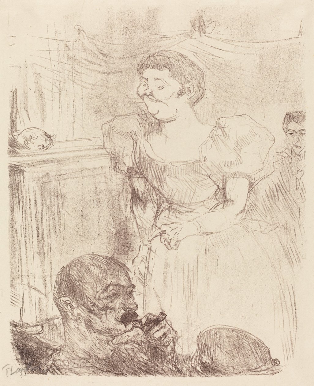 Di Ti Fellow - Englishmen at the Cafe-Concert by Henri de Toulouse Lautrec
