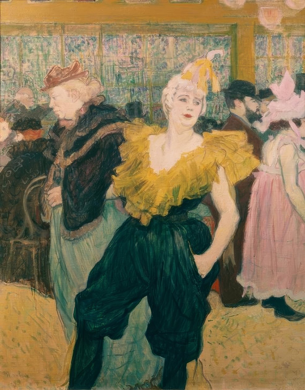 The Clowness Cha-U-Kao by Henri de Toulouse Lautrec