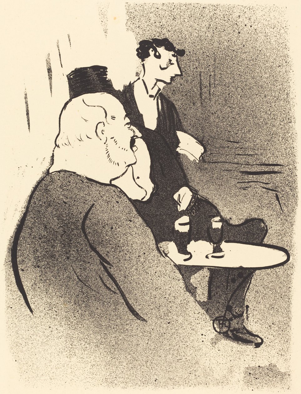 Ducarre at the Ambassadeurs by Henri de Toulouse Lautrec