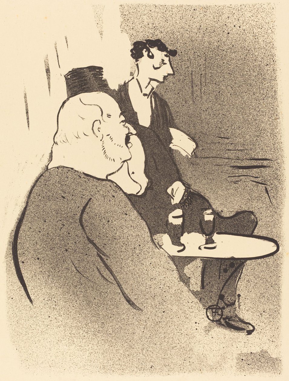 Ducarre at the Ambassadeurs by Henri de Toulouse Lautrec