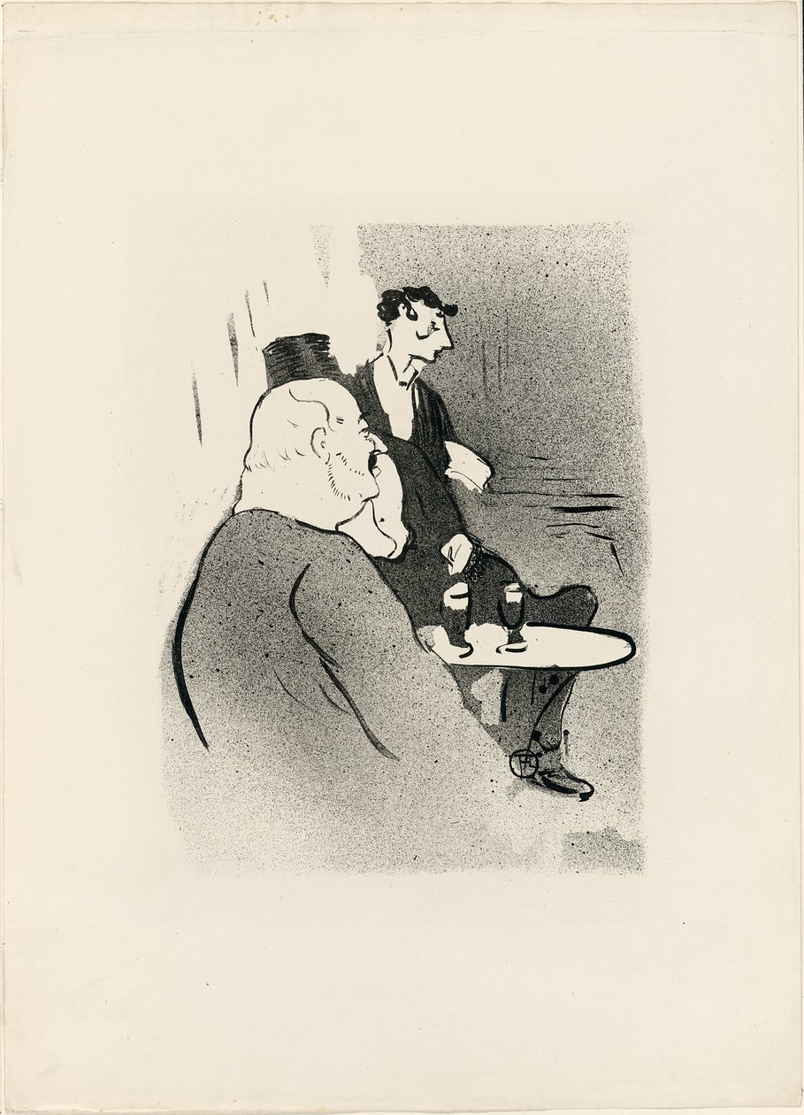 Ducarre at the Ambassadeurs, from Le Café-Concert by Henri de Toulouse Lautrec