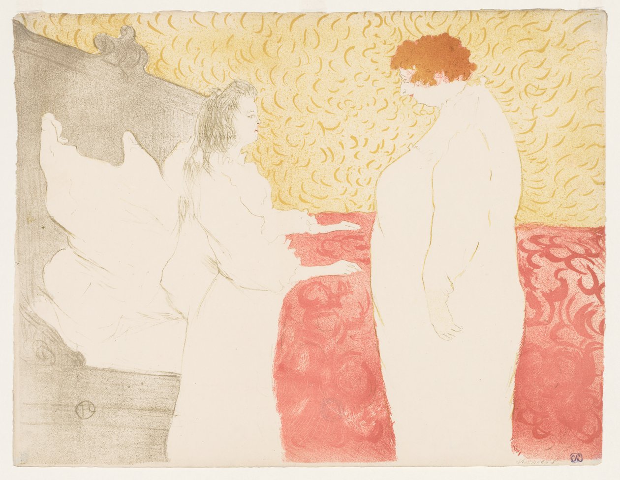 Elles: Woman in Bed by Henri de Toulouse Lautrec