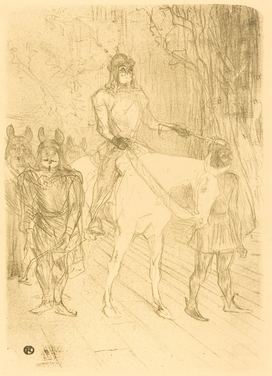 Entrance of Brasseur in "Chilperic" by Henri de Toulouse Lautrec