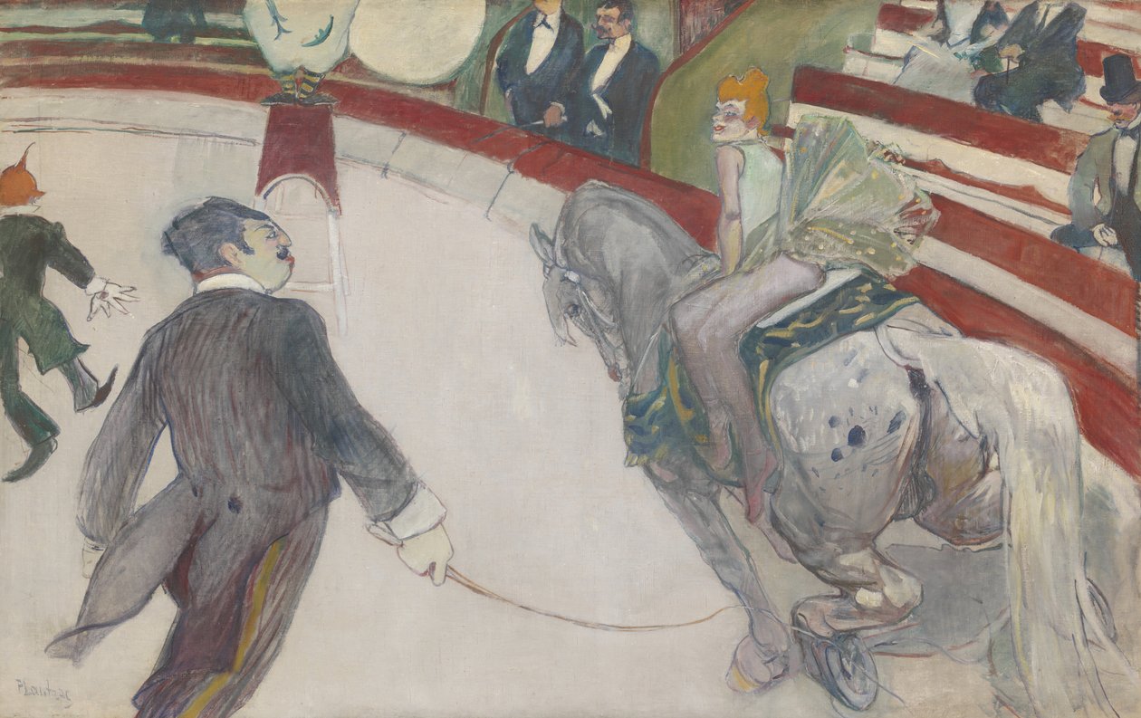 Equestrienne At the Cirque Fernando by Henri de Toulouse Lautrec