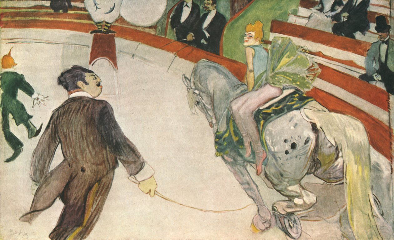 Equestrienne at the Cirque Fernando by Henri de Toulouse Lautrec