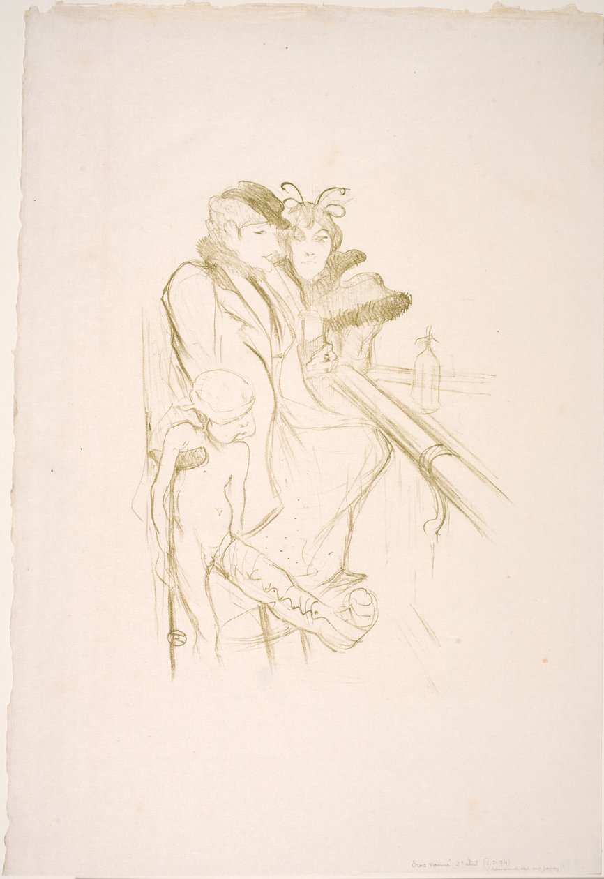 Eros Vanquished by Henri de Toulouse Lautrec