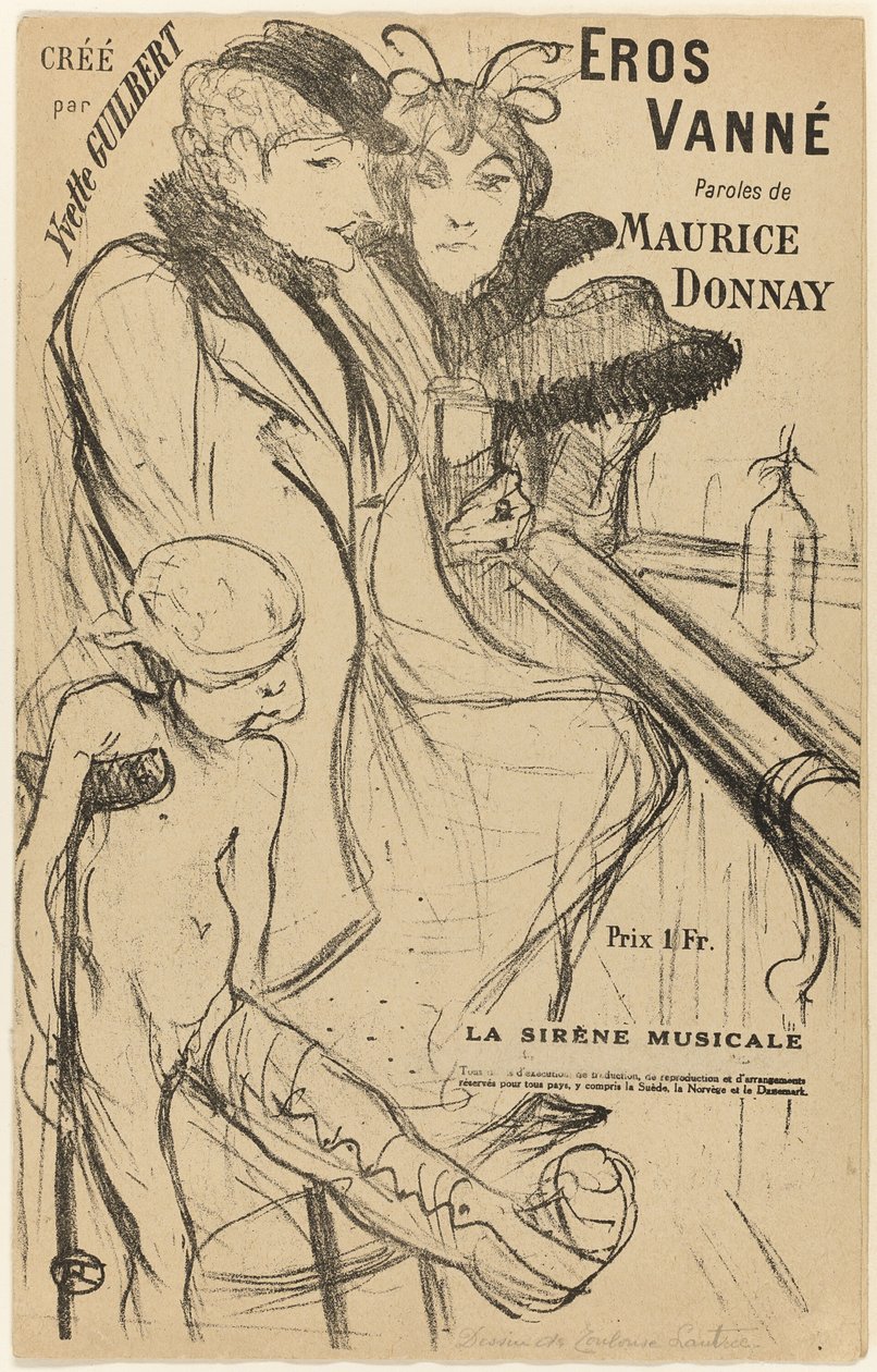 Eros Bathed by Henri de Toulouse Lautrec