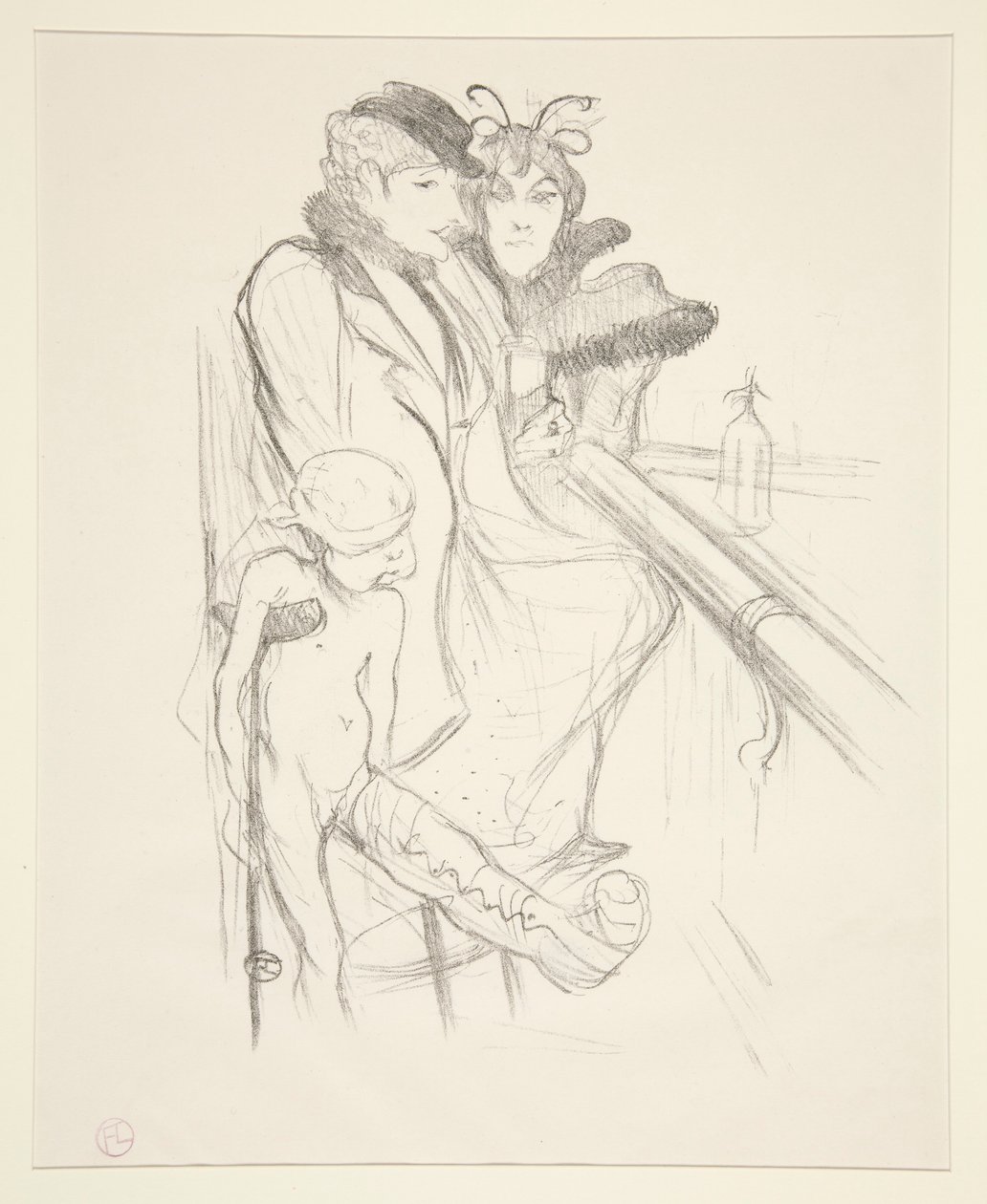 Eros Vanquished by Henri de Toulouse Lautrec
