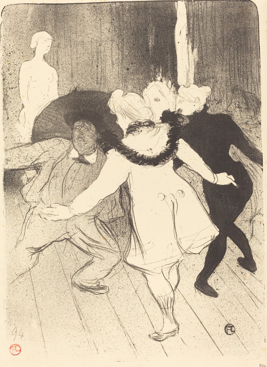Folies-Bergere: The Censors of M. Prudhomme by Henri de Toulouse Lautrec
