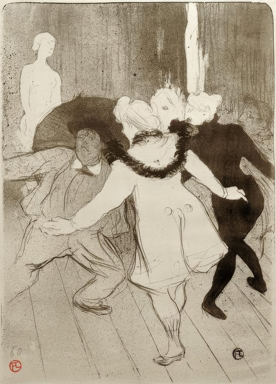 Folies Bergère, The Modesty of Monsieur Prudhomme by Henri de Toulouse Lautrec