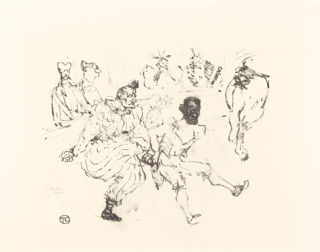 Footit and Chocolat by Henri de Toulouse Lautrec