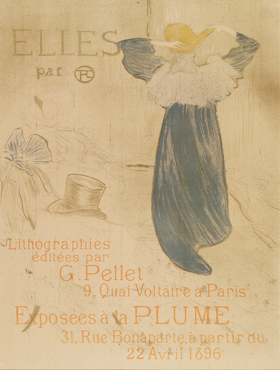 Frontispiece for Elles by Henri de Toulouse Lautrec