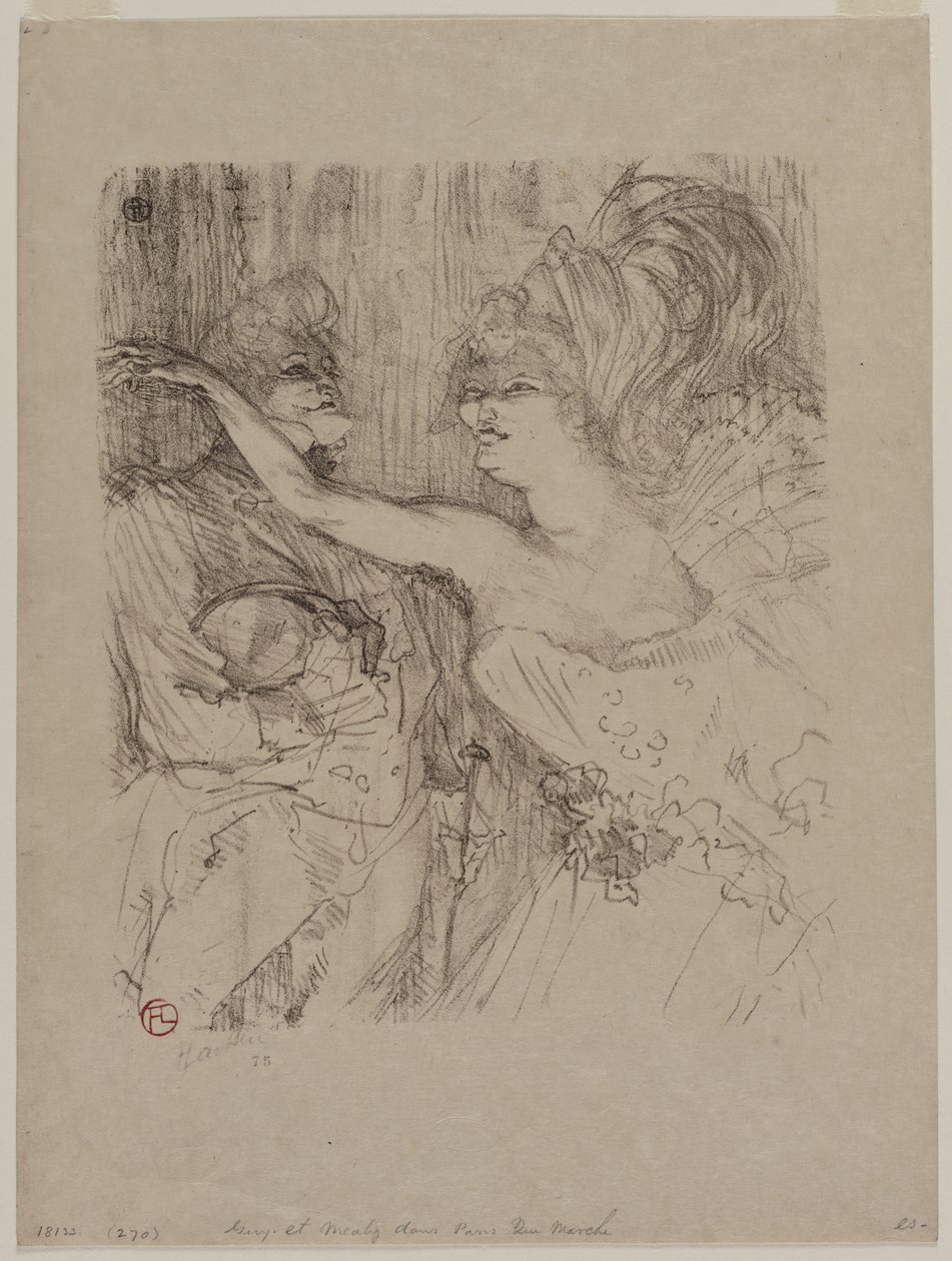 Guy and Mealy, in Paris qui Marche by Henri de Toulouse Lautrec
