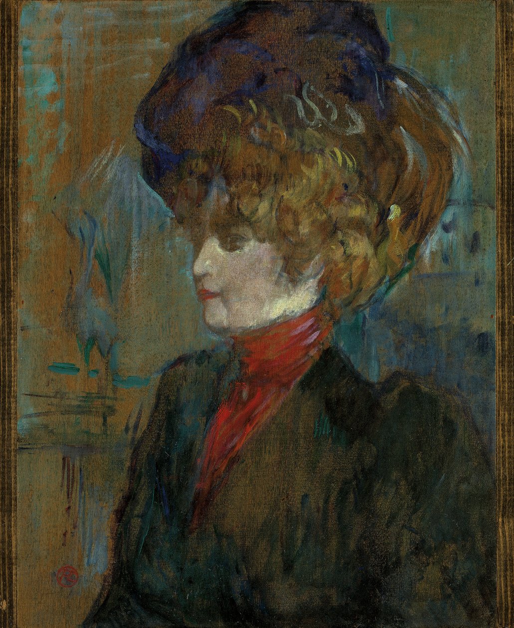 Head of an English Lady by Henri de Toulouse Lautrec