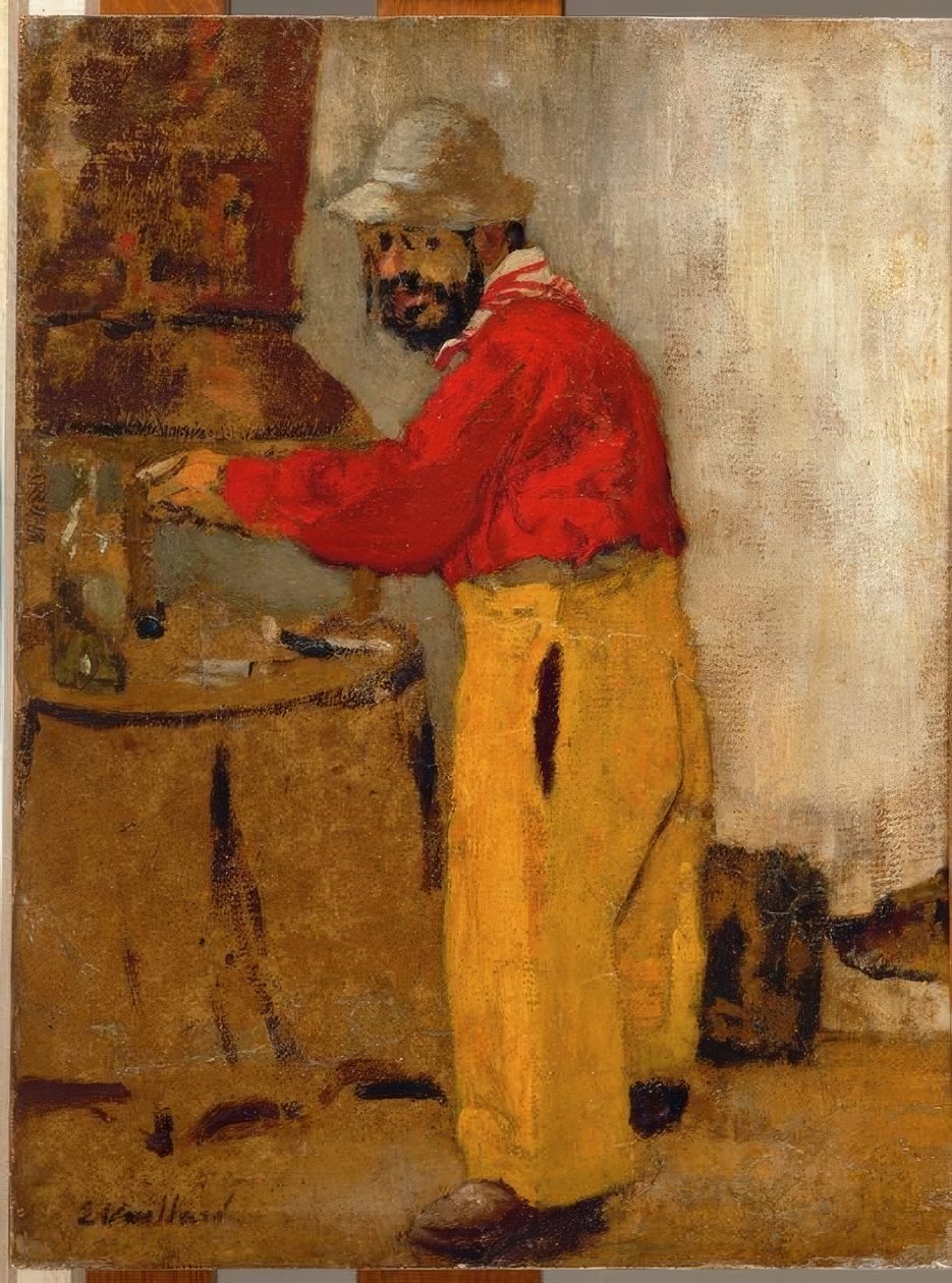 Henri de Toulouse-Lautrec, at Villeneuve-sur-Yonne, with the Natansons by Henri de Toulouse Lautrec