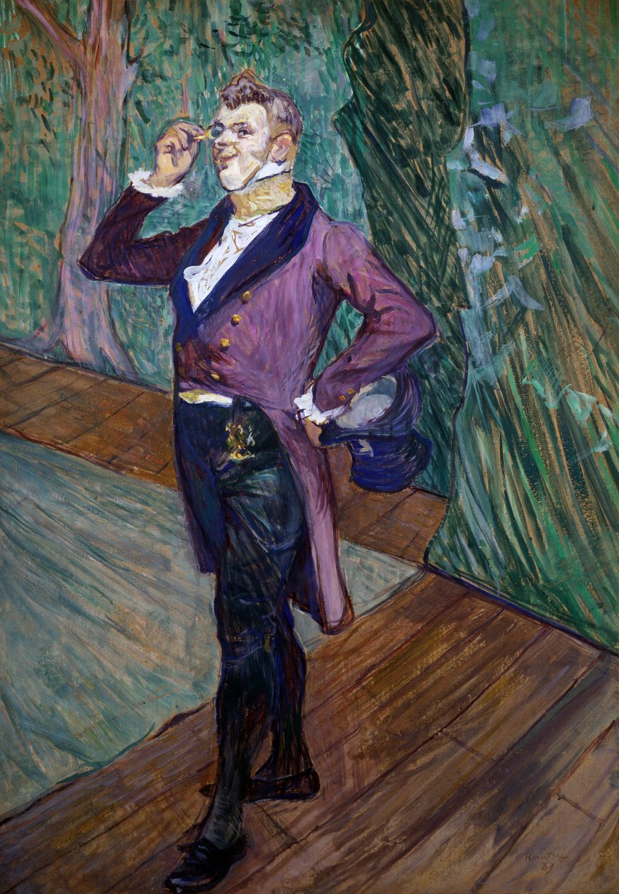 Henry de Samary, Actor of Comedie Francaise by Henri de Toulouse Lautrec