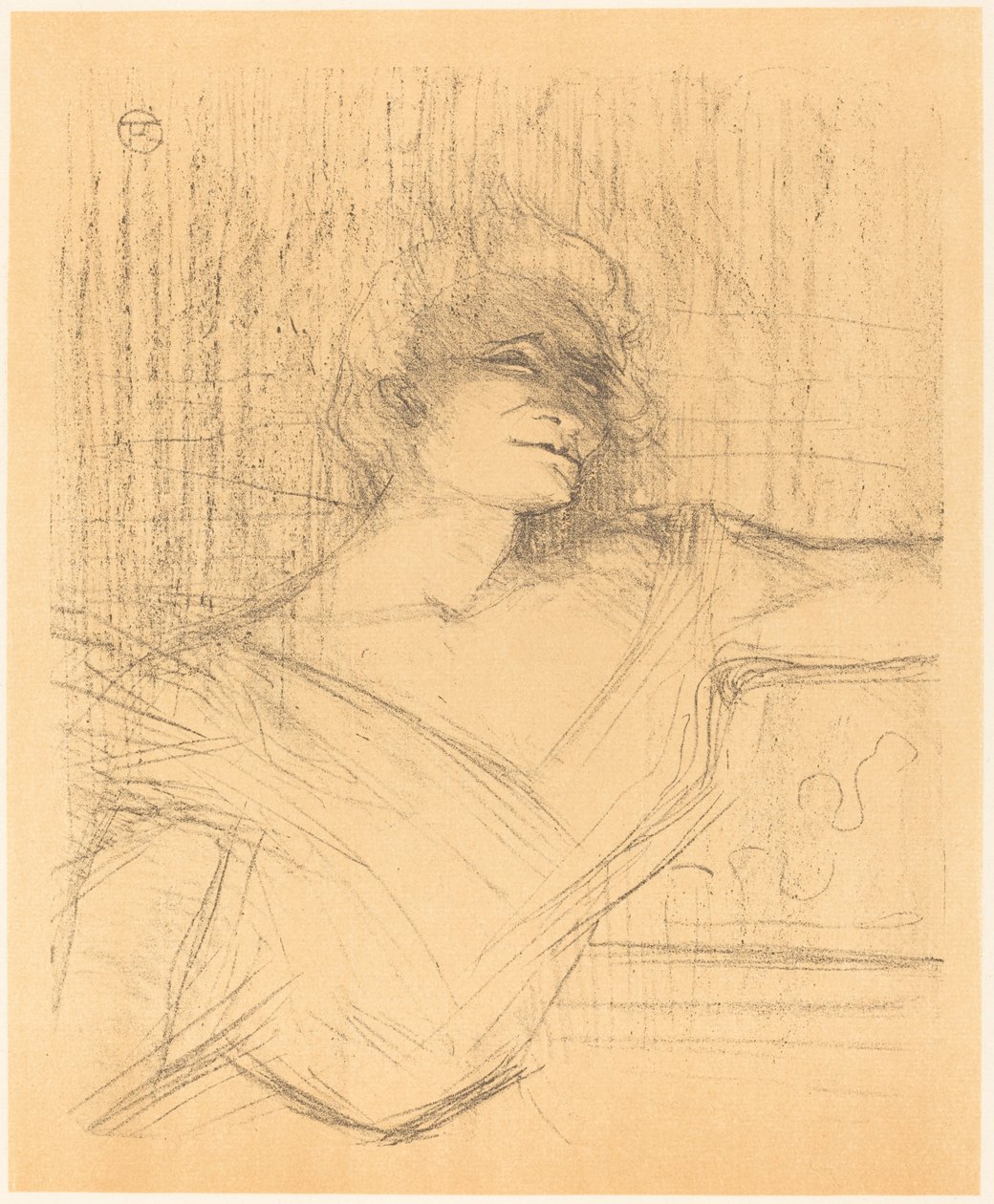 In "La glu" by Henri de Toulouse Lautrec