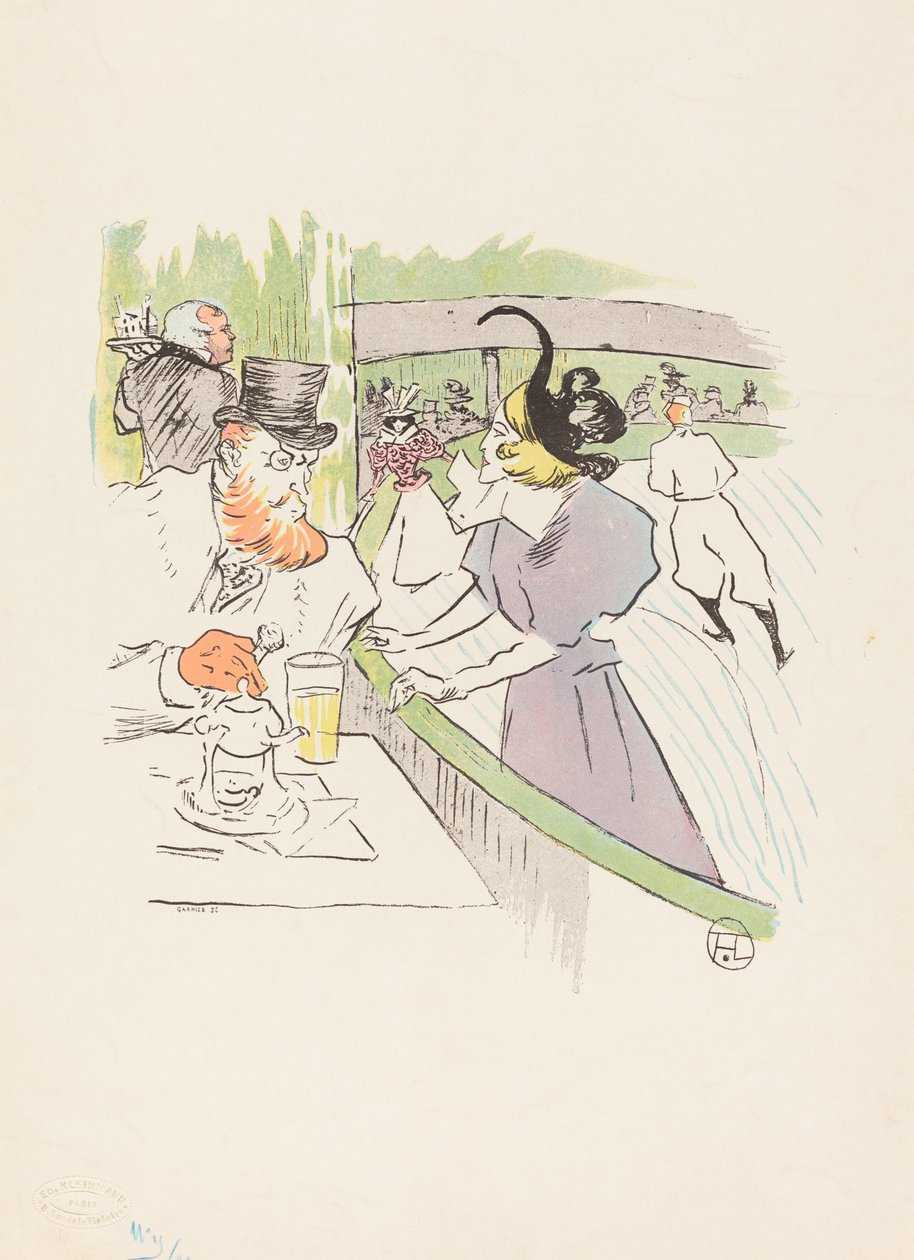 In the Skating Professional Beauty by Henri de Toulouse Lautrec