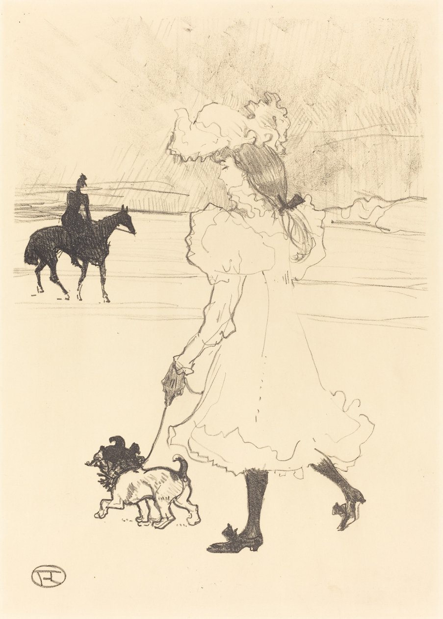 In the Woods, 1899 by Henri de Toulouse Lautrec