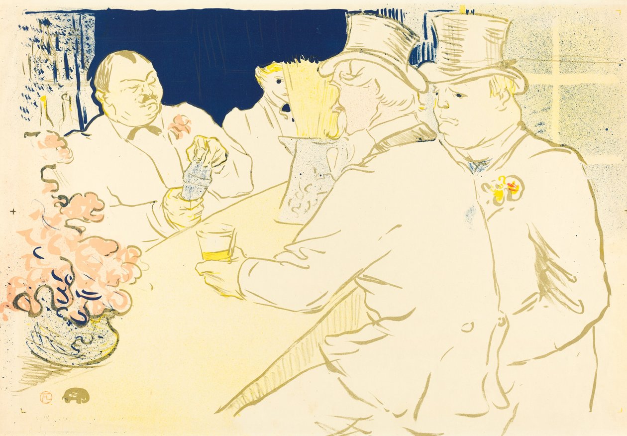 Irish and American Bar, rue Royale by Henri de Toulouse Lautrec
