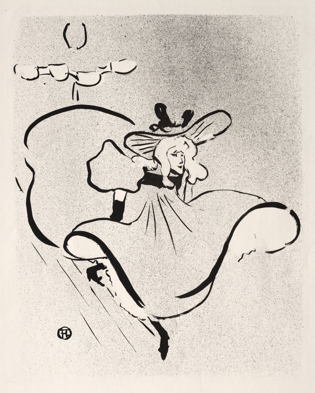 Jane Avril, 1893 by Henri de Toulouse Lautrec