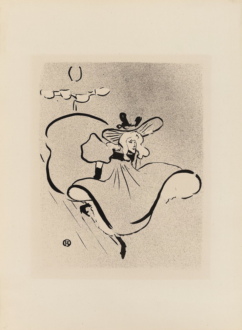 Jane Avril, from Le Café-Concert by Henri de Toulouse Lautrec