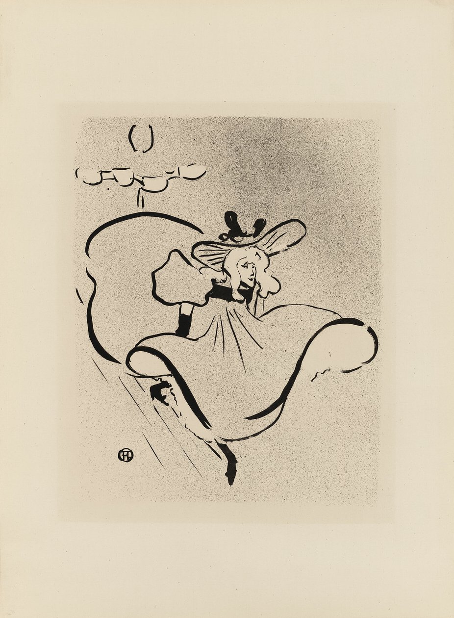 Jane Avril, from The Café-Concert by Henri de Toulouse Lautrec