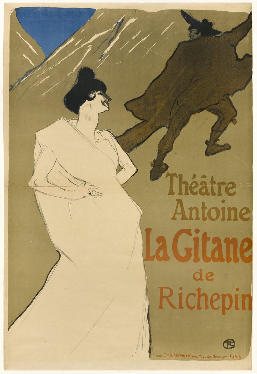 The Gypsy by Henri de Toulouse Lautrec
