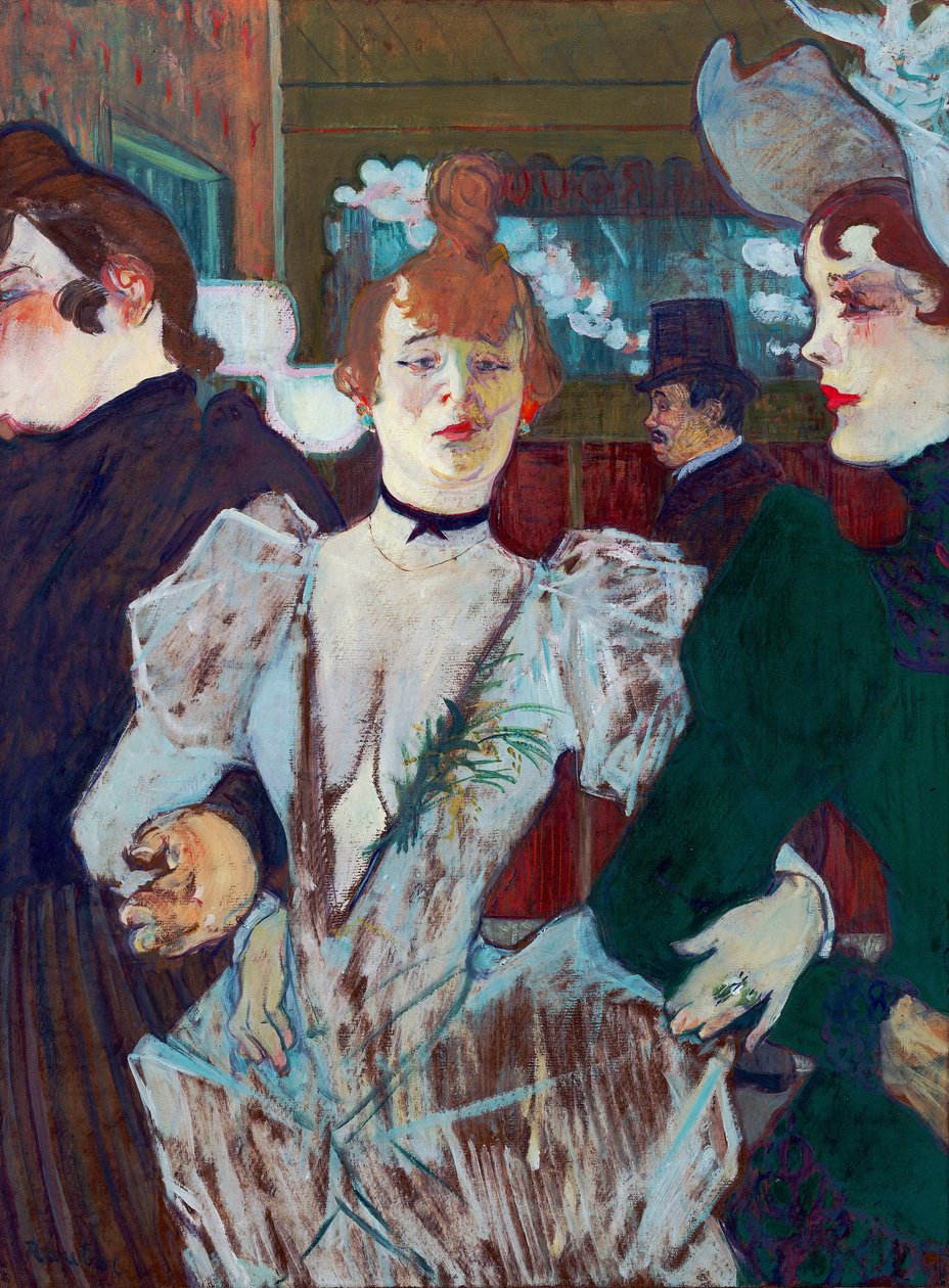 La Goulue at the Moulin Rouge by Henri de Toulouse Lautrec