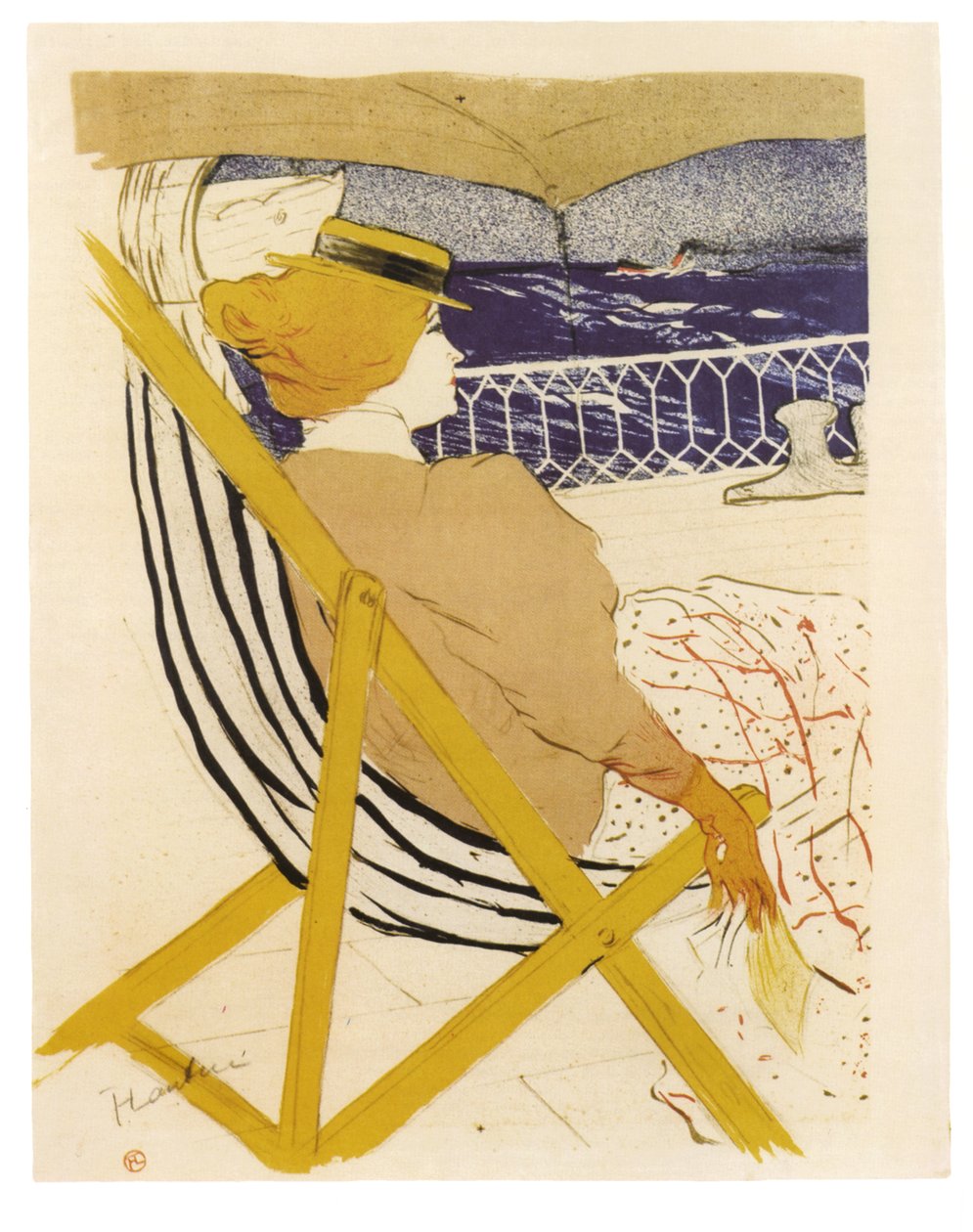 La Passagere du 54 ou Promenade en Yacht, 1895 by Henri de Toulouse Lautrec