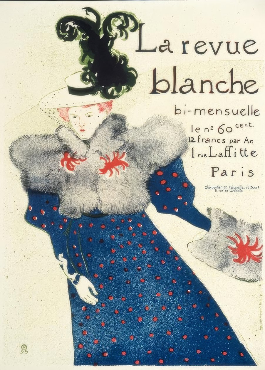 La Revue Blanche by Henri de Toulouse Lautrec