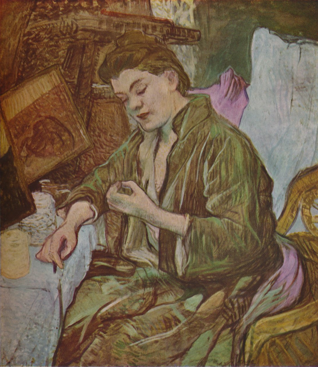 La Toilette, Getting Ready by Henri de Toulouse Lautrec