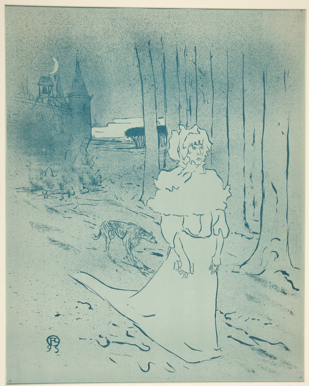 The Manor Lady or the Omen by Henri de Toulouse Lautrec