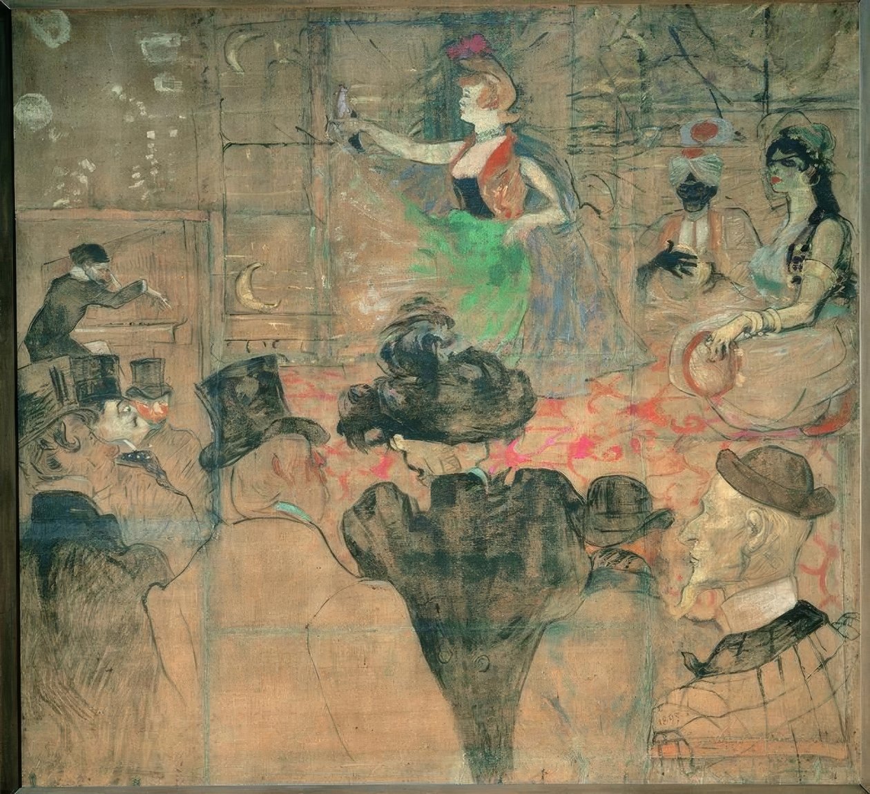The Moorish Dance, or The Almees by Henri de Toulouse Lautrec