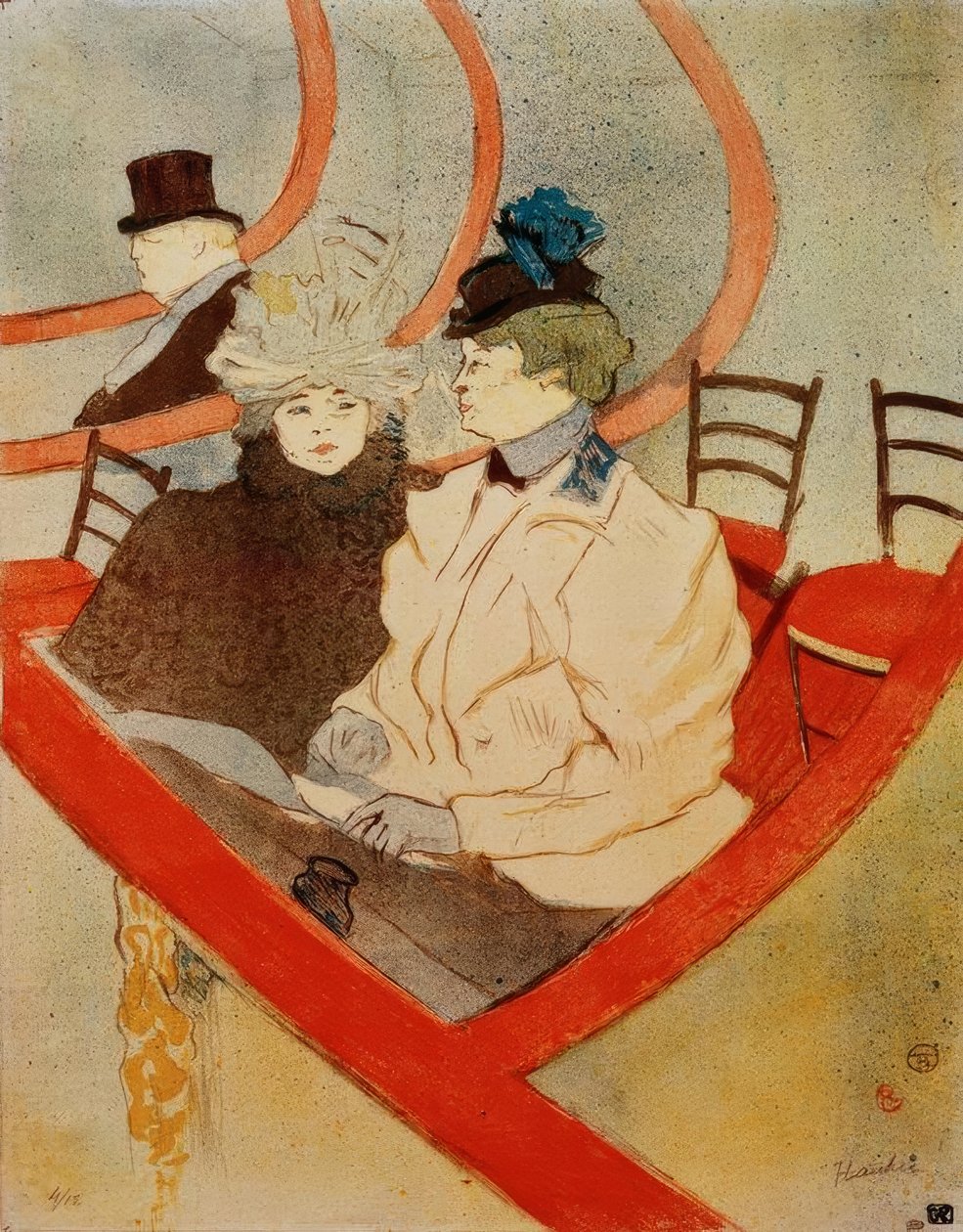 The Grand Box by Henri de Toulouse Lautrec