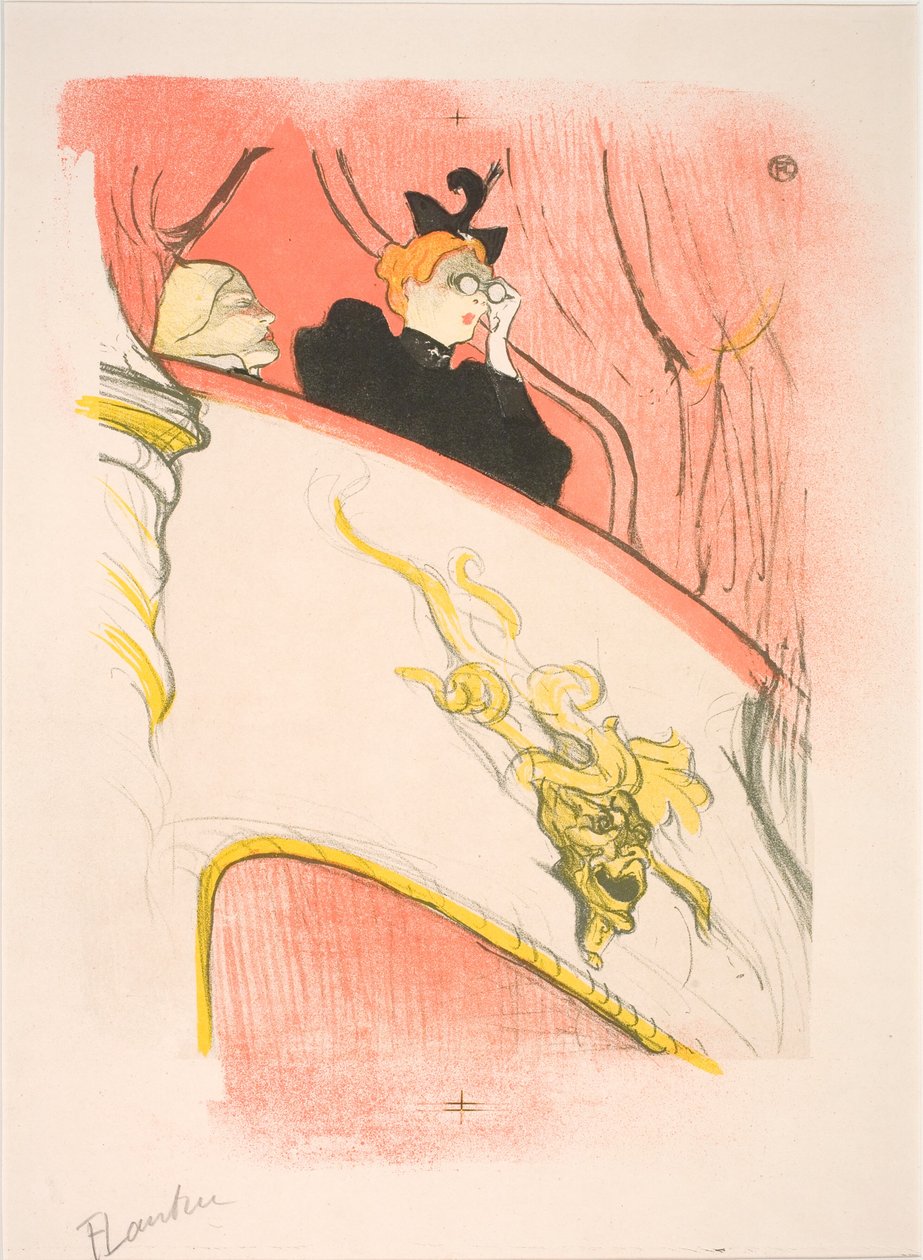 The Box with the Golden Mask by Henri de Toulouse Lautrec