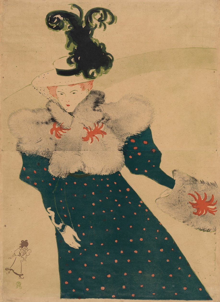 La revue blanche by Henri de Toulouse Lautrec