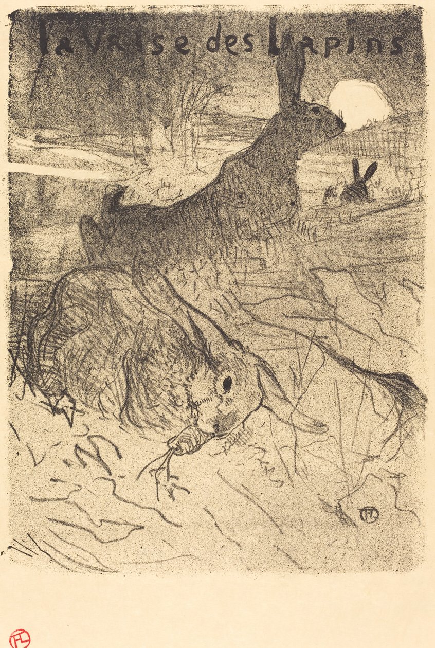 The Waltz of the Rabbits by Henri de Toulouse Lautrec