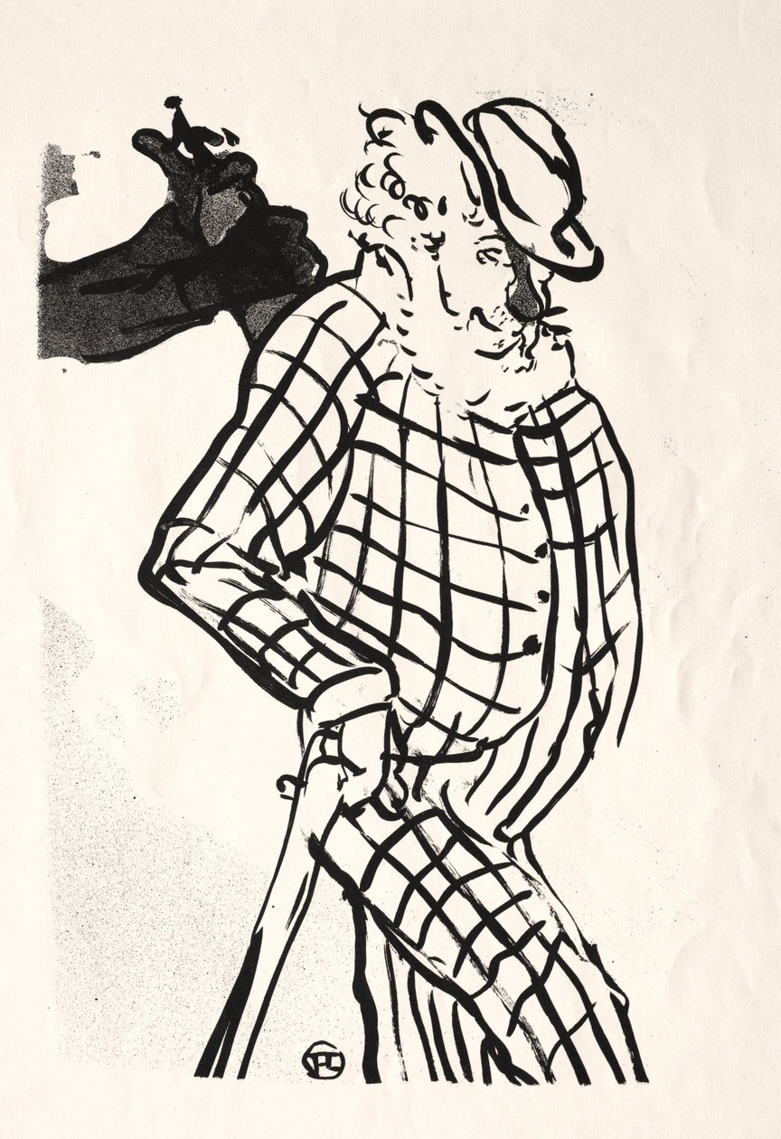 The Café-concert: American Singer by Henri de Toulouse Lautrec