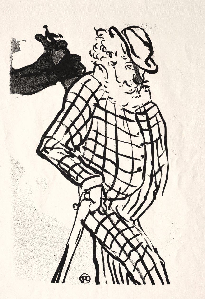 The Café-concert: American Singer by Henri de Toulouse Lautrec