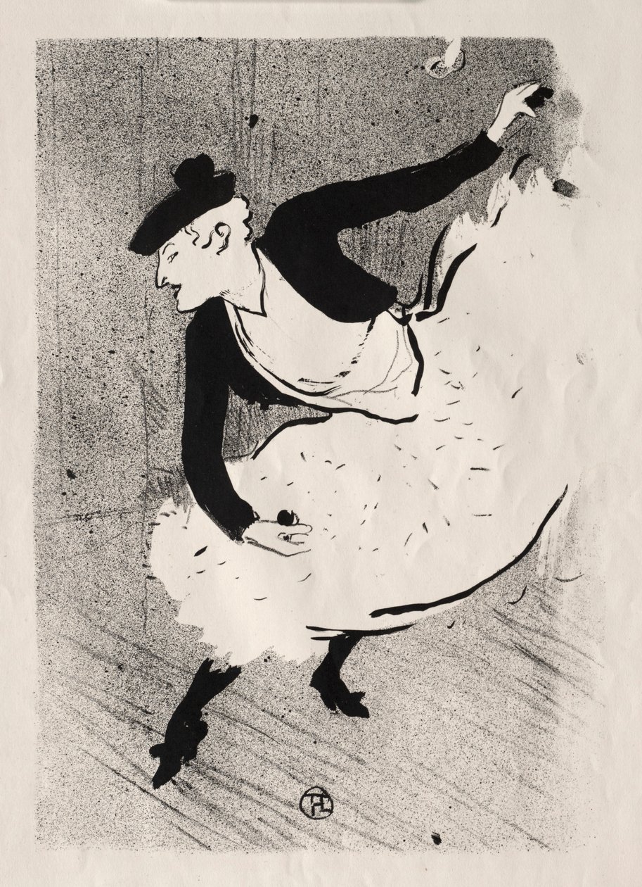 The Café-concert: Edmée Lescot by Henri de Toulouse Lautrec