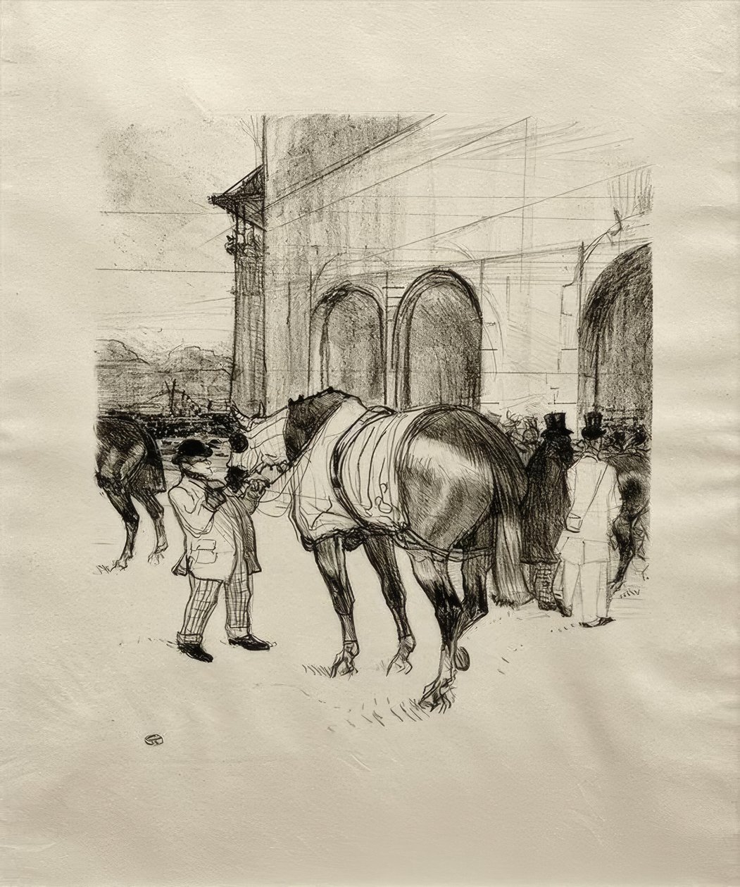 The Paddock by Henri de Toulouse Lautrec