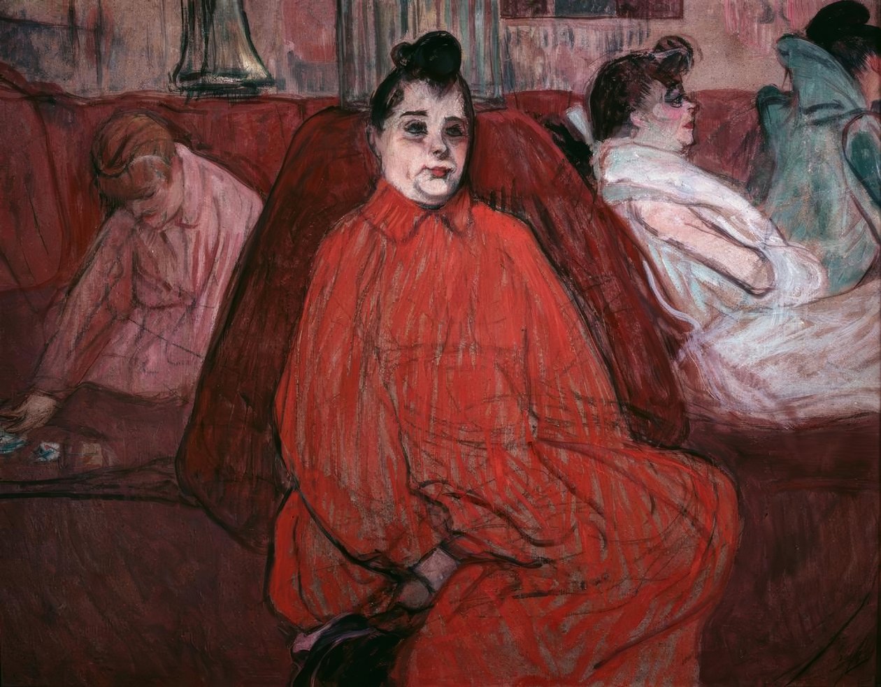 The Divan (The Sofa) by Henri de Toulouse Lautrec