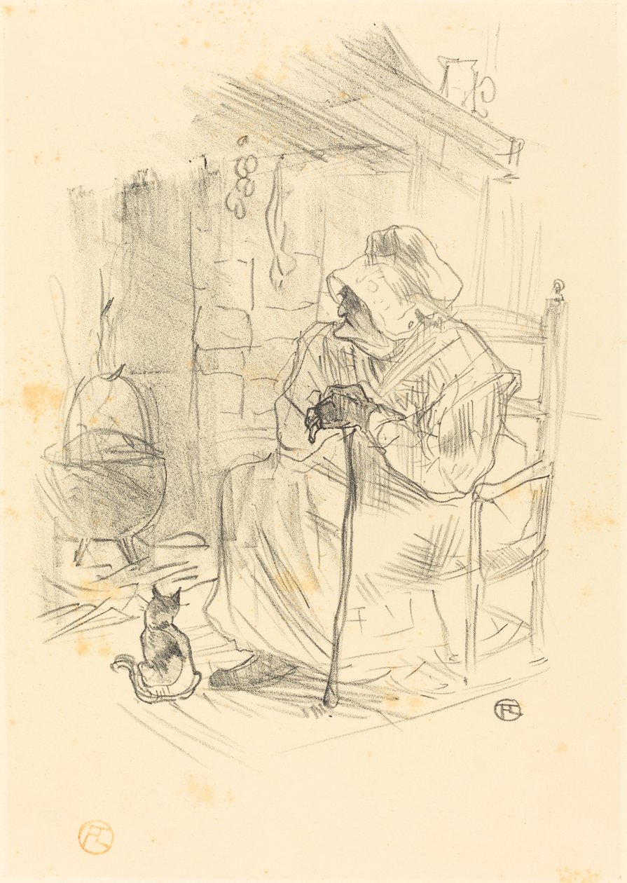 The Secret by Henri de Toulouse Lautrec