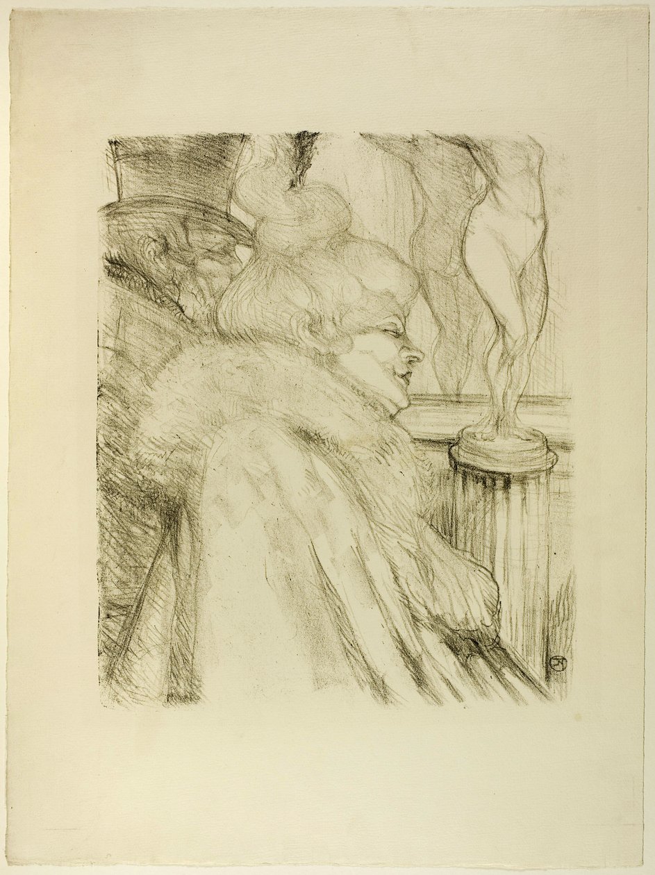 Leaving the Theater by Henri de Toulouse Lautrec
