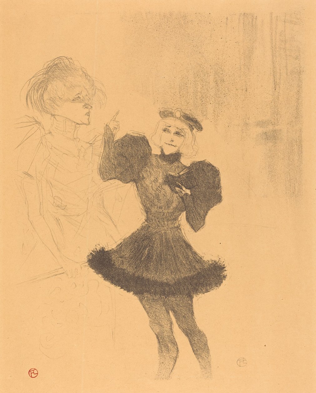 Lender and Lavalliere in "Le fils de l