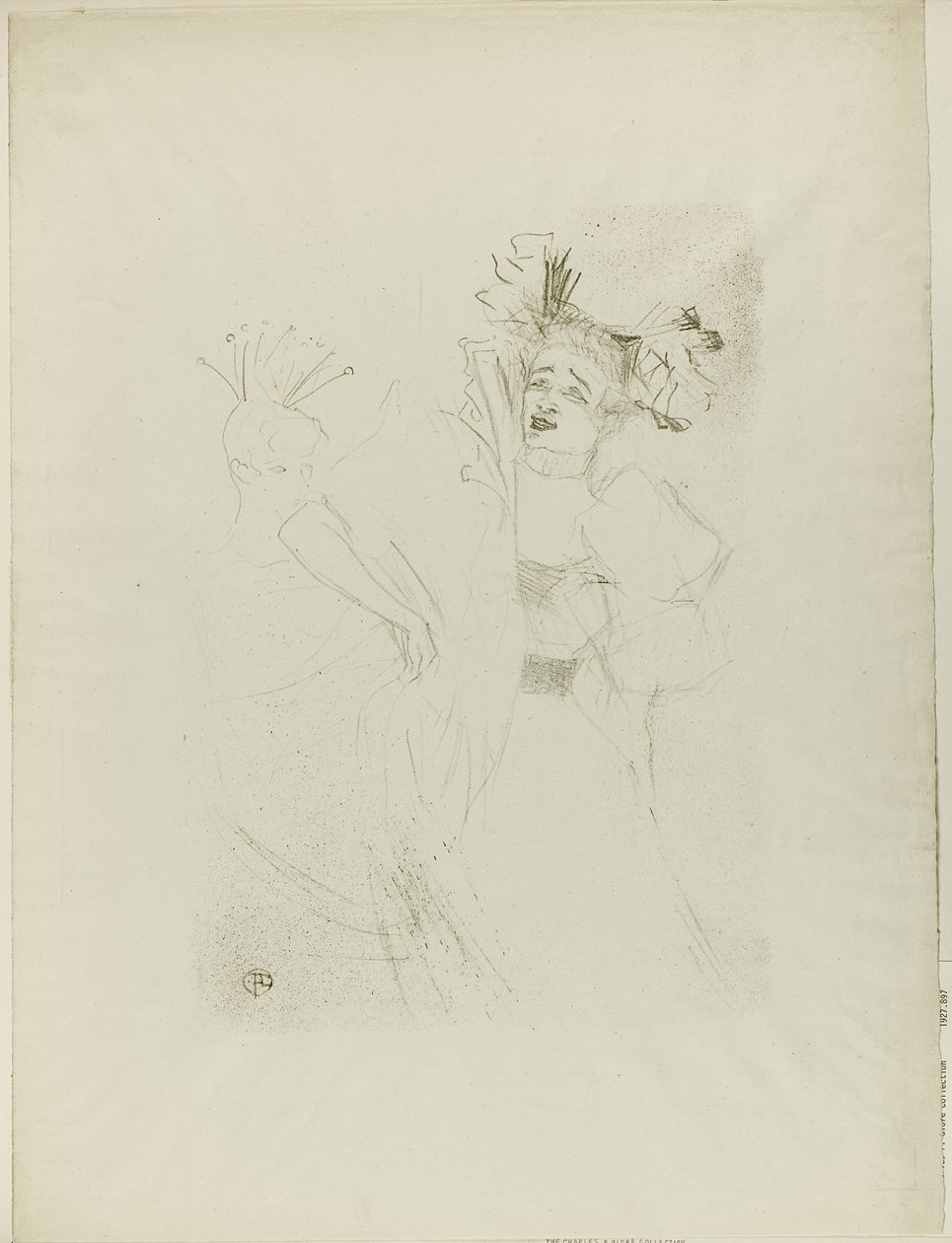 Lender in Chilpéric, Full Face by Henri de Toulouse Lautrec