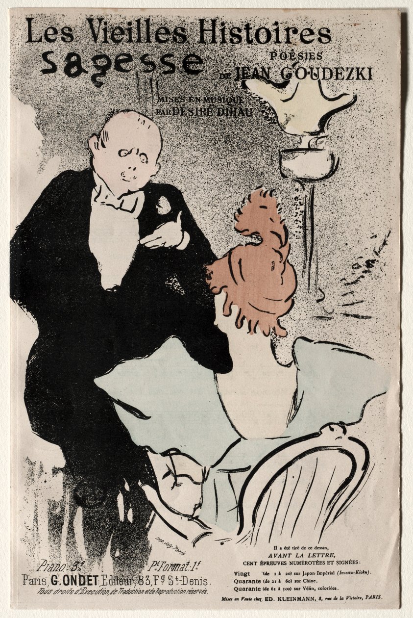 Les Vieilles histoires: Sagesse by Henri de Toulouse Lautrec