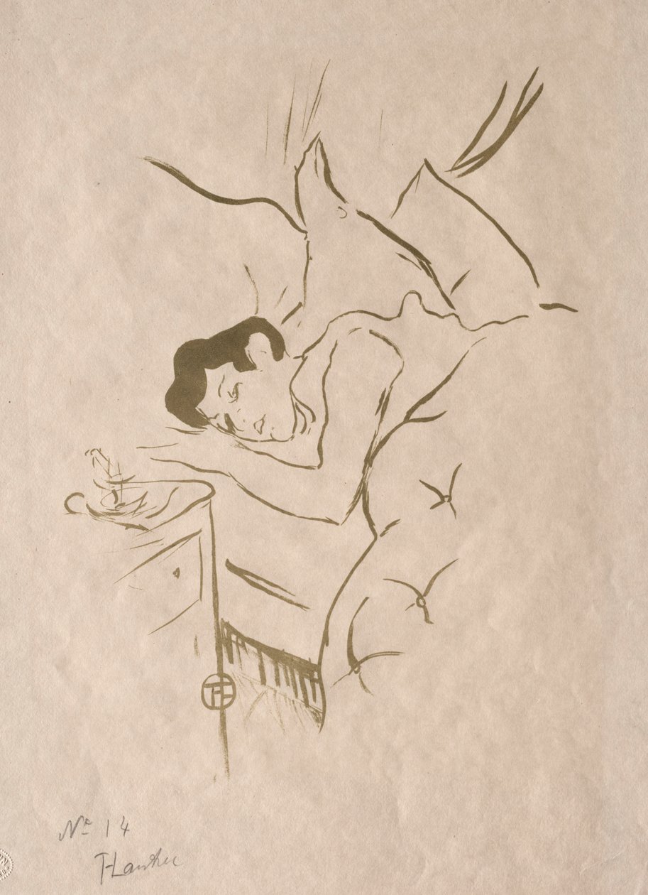 Les Vieilles histoires: Ta Bouche, 1893 by Henri de Toulouse Lautrec